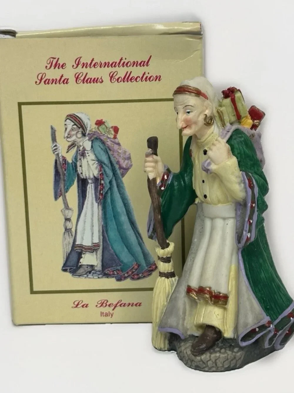 13 Vintage Collectible - The International Santa Claus Collection Figurines